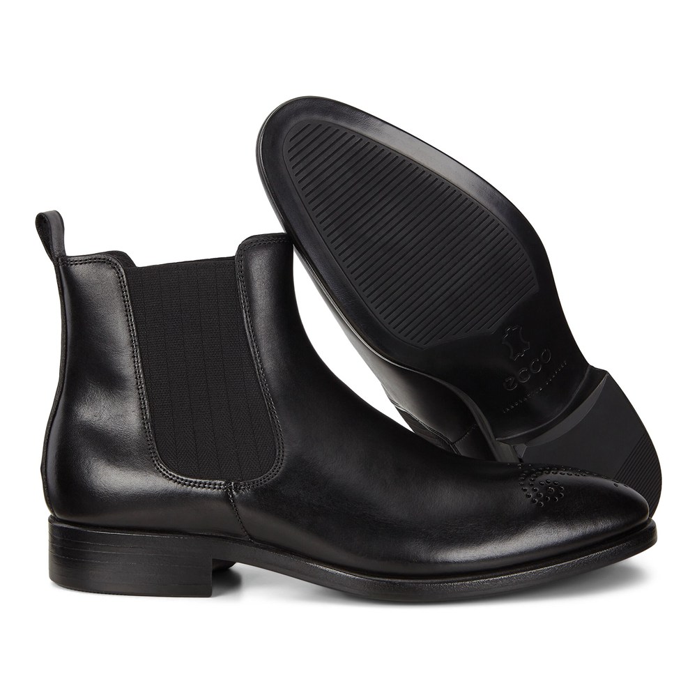 Mens Dress Shoes - ECCO Vitrus Mondial Chelsea Boot - Black - 3586MEYWF